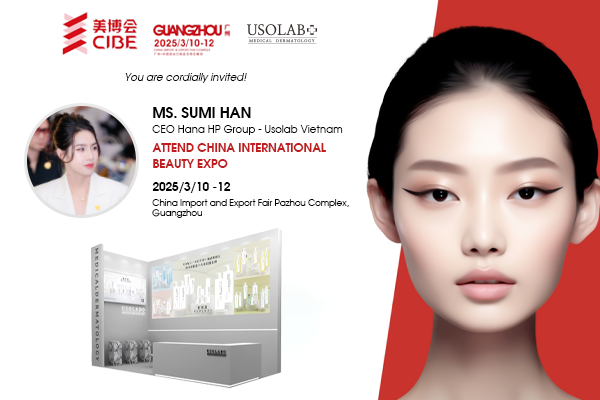 USOLAB - THƯƠNG HIỆU CỦA HANA HP GROUP GÓP MẶT TẠI TRIỂN LÃM CIBE 2025